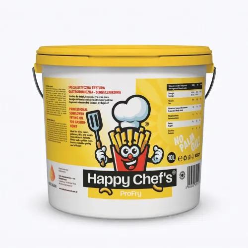 HAPPY CHEF’S PROFRY 10 L - profesjonalna frytura gastronomiczna 10L Wiadro PE HD