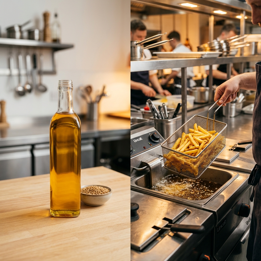 Olej rzepakowy czy mieszanka specjalistyczna? Test opłacalności w gastronomii